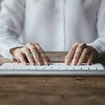 An image of a man typing in search on this How to Rank a Website on Search Engines An Easy to Understand Step-by-Step Guide