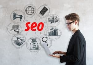 image showing SEO company specialist with dollar sign