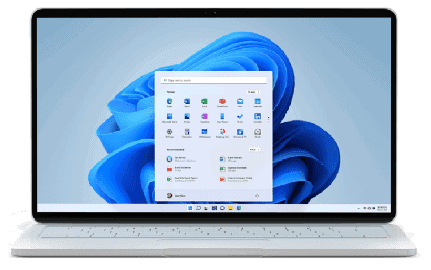 an image of a windows 11 laptop computer